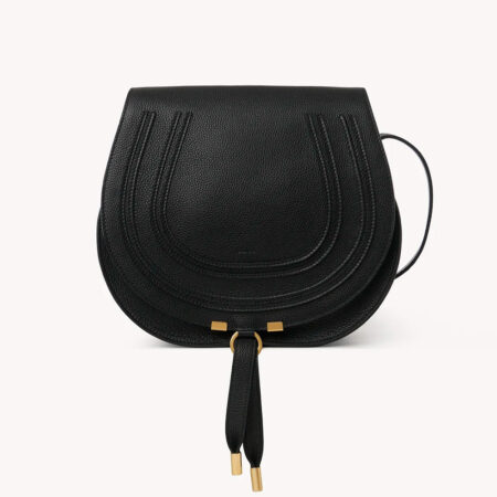 Marcie Leather Round Saddle Bag