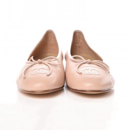 Calfskin Cap Toe CC Ballerina Flats