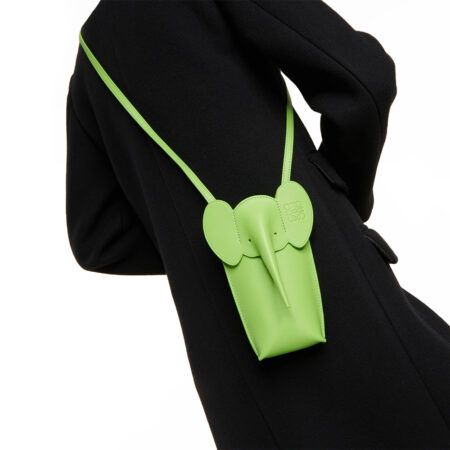 Elephant Pocket leather shoulder bag